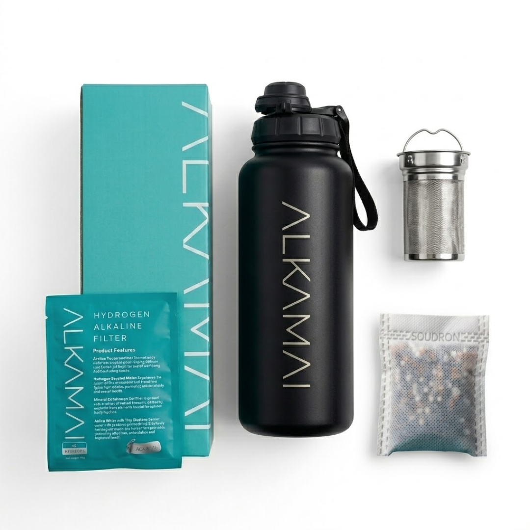 Alkamai Hydrogen and Alkaline Filtered Bottle 1L